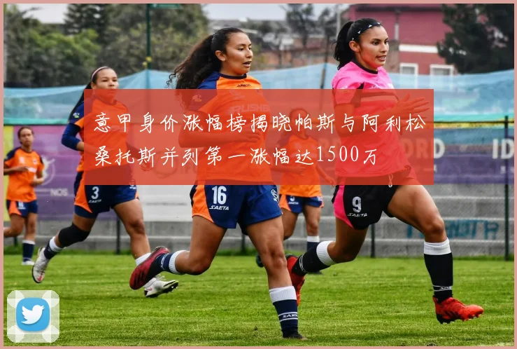 意甲身价涨幅榜揭晓帕斯与阿利松桑托斯并列第一涨幅达1500万